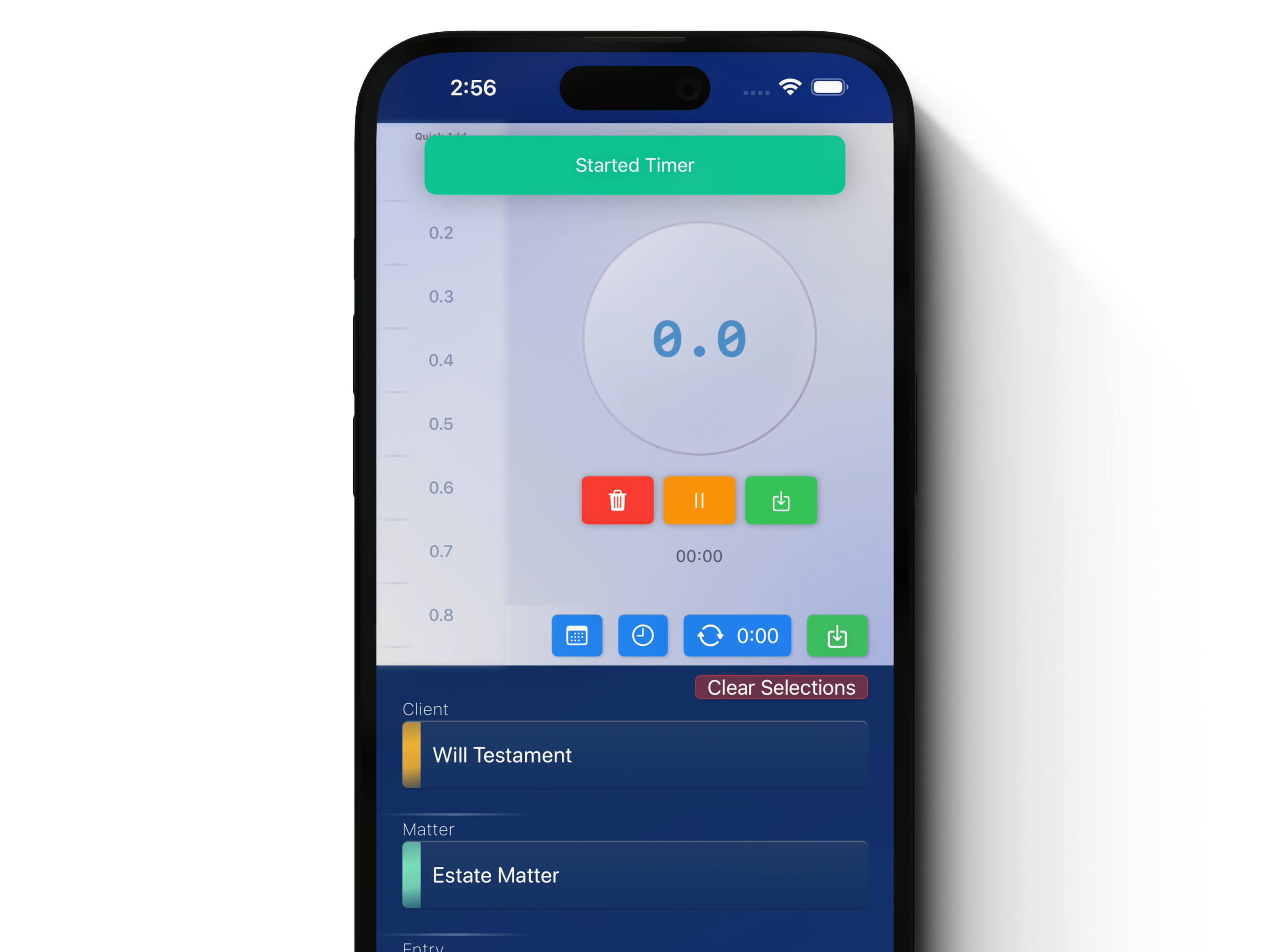 Tenths - an app for those who bill in tenths